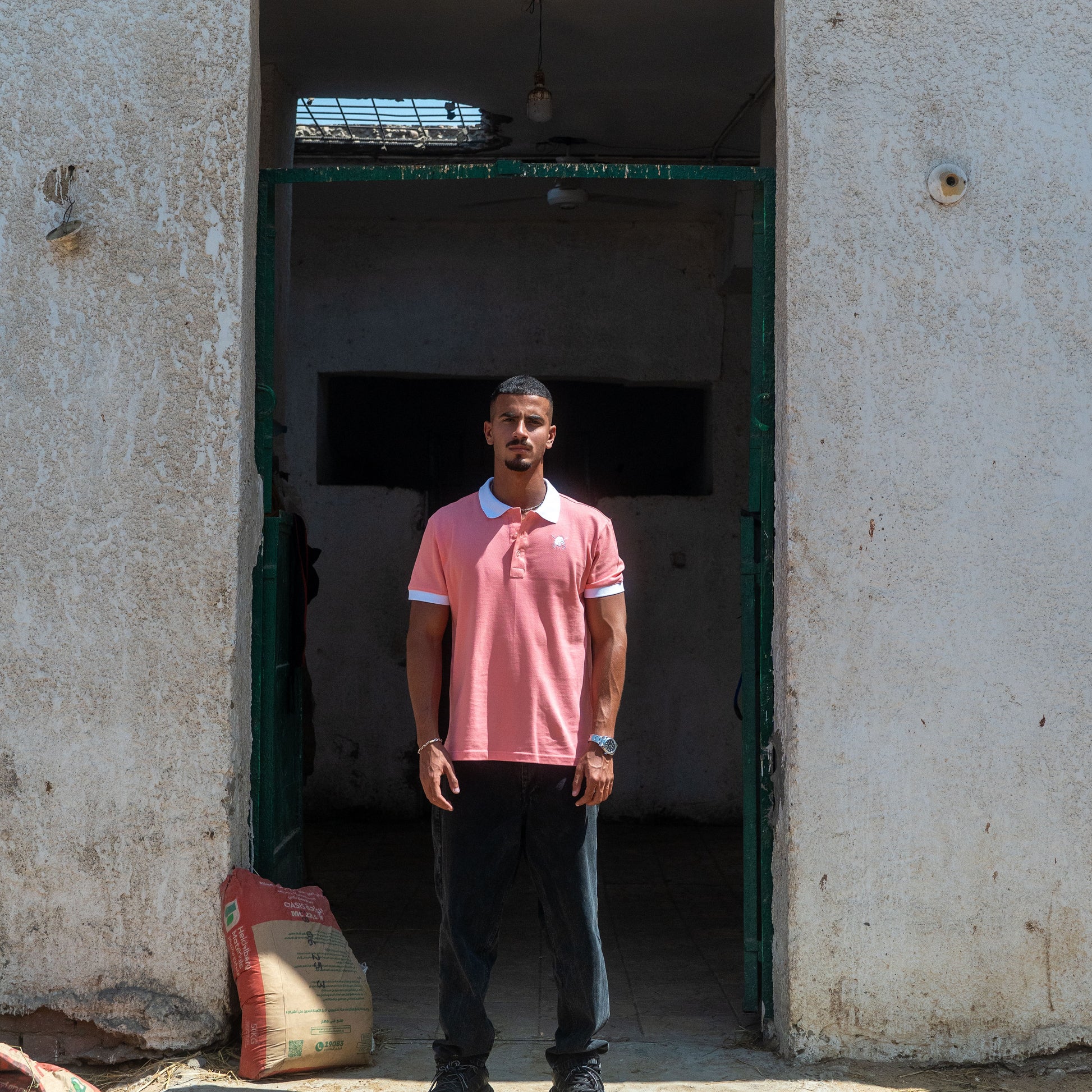 Unisex Pink/White Polo